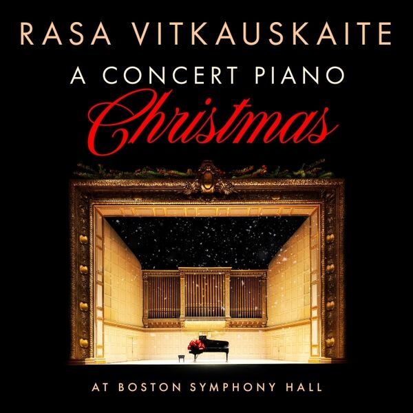 Cover art for A Concert Piano Christmas at Boston Symphony Hall